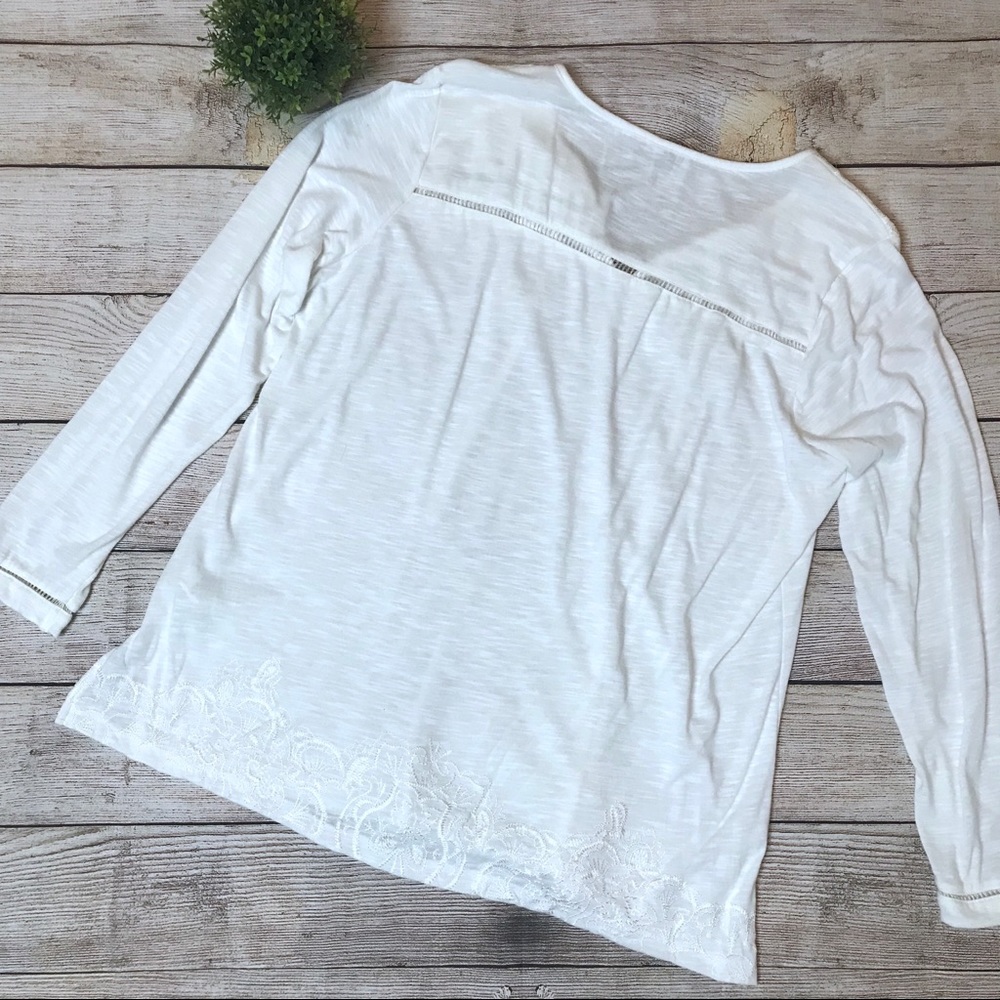 ✨Embroidered Long Sleeve Top - Picture 3 of 5